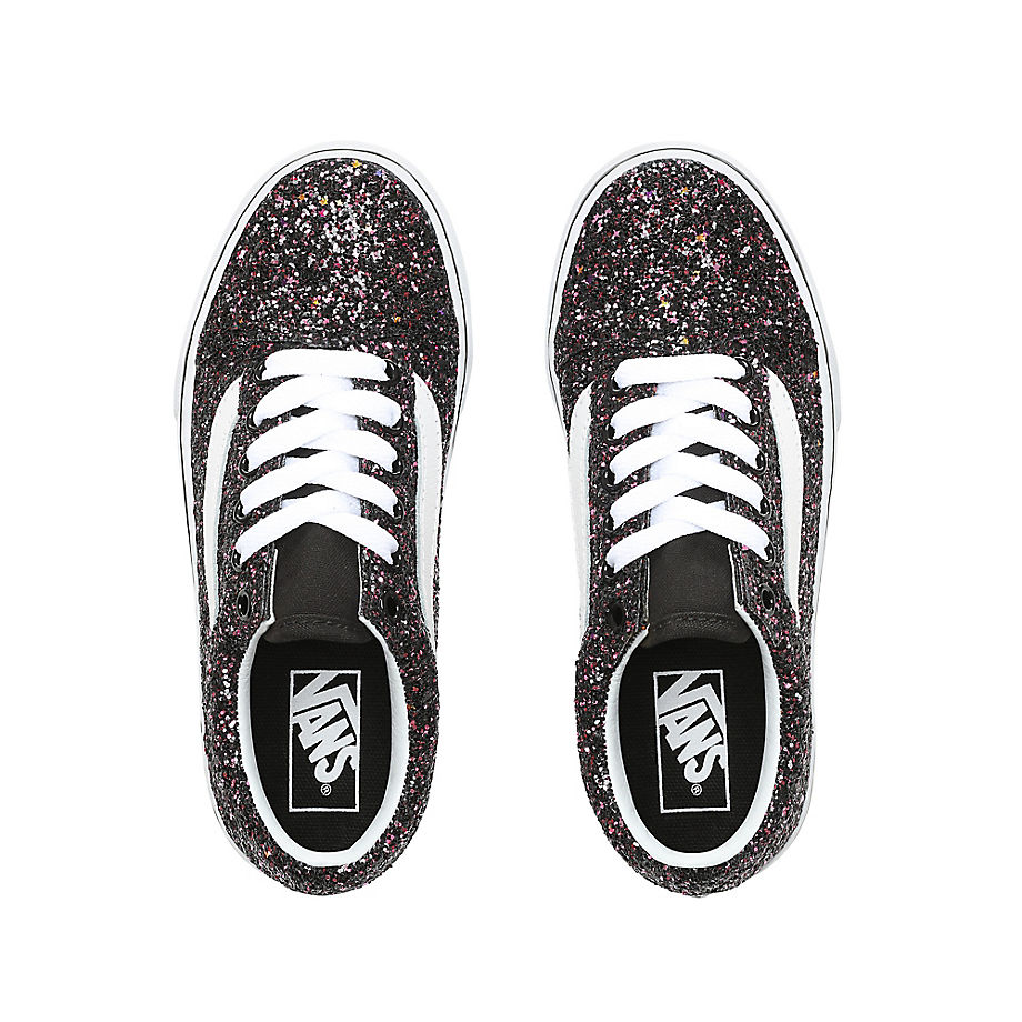 Vans old skool glitter on sale stars